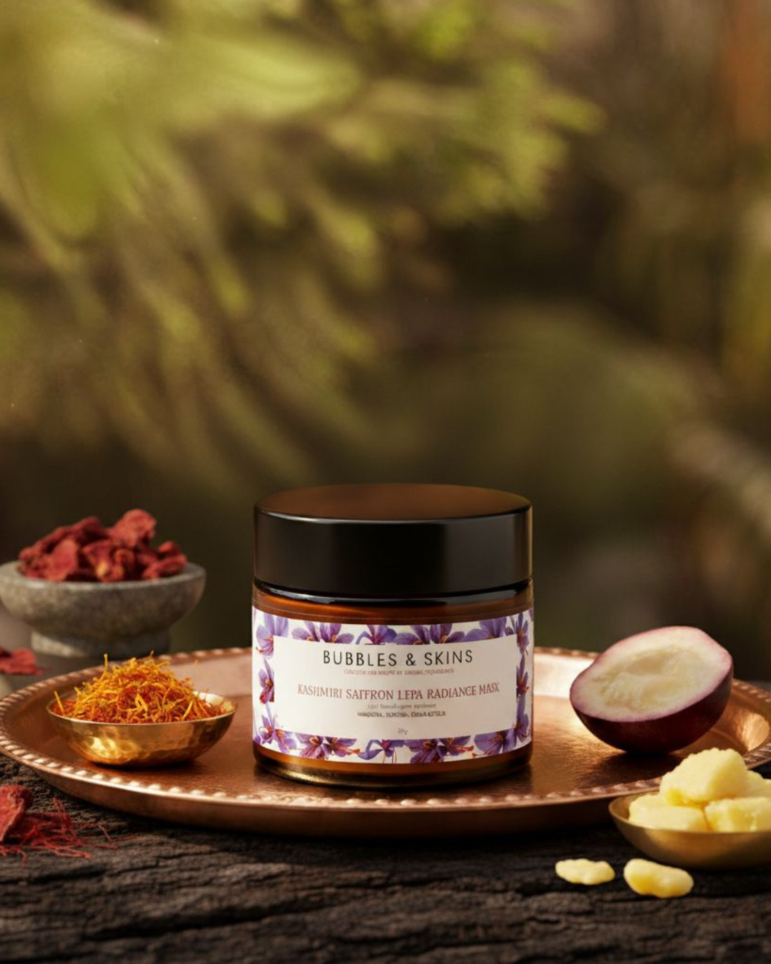 Kashmiri Saffron Lepa Radiance Mask