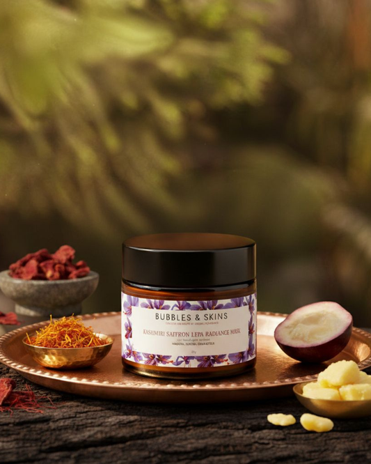 Kashmiri Saffron Lepa Radiance Mask