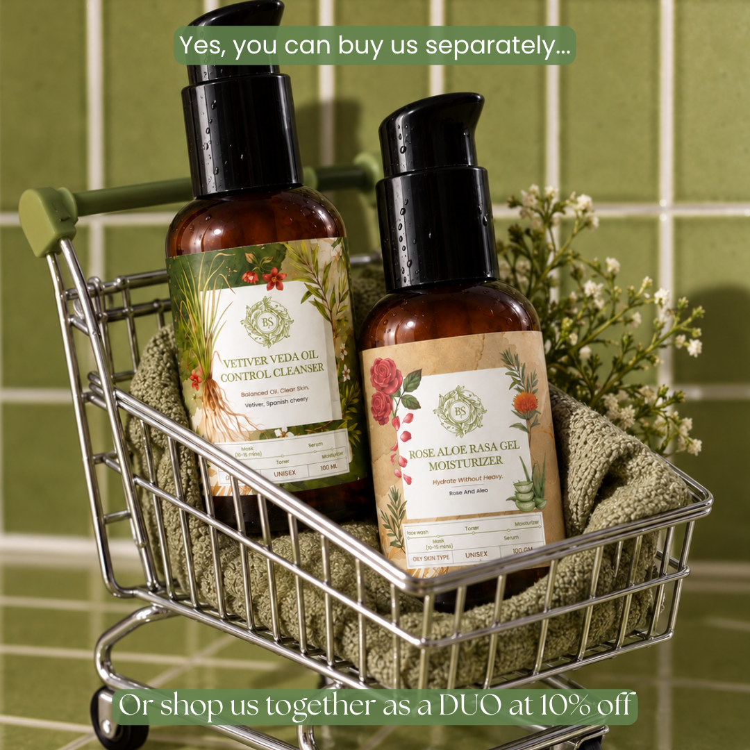 Vetiver Rose Oil-Control Duo