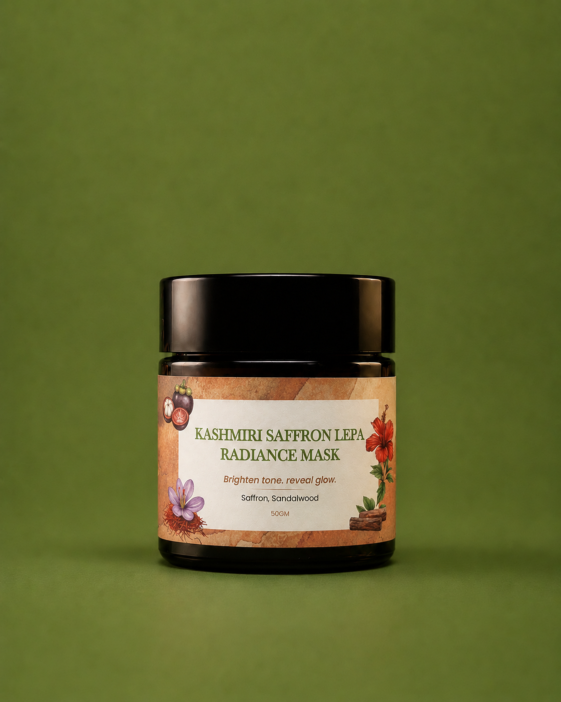 Kashmiri Saffron Lepa Radiance Mask